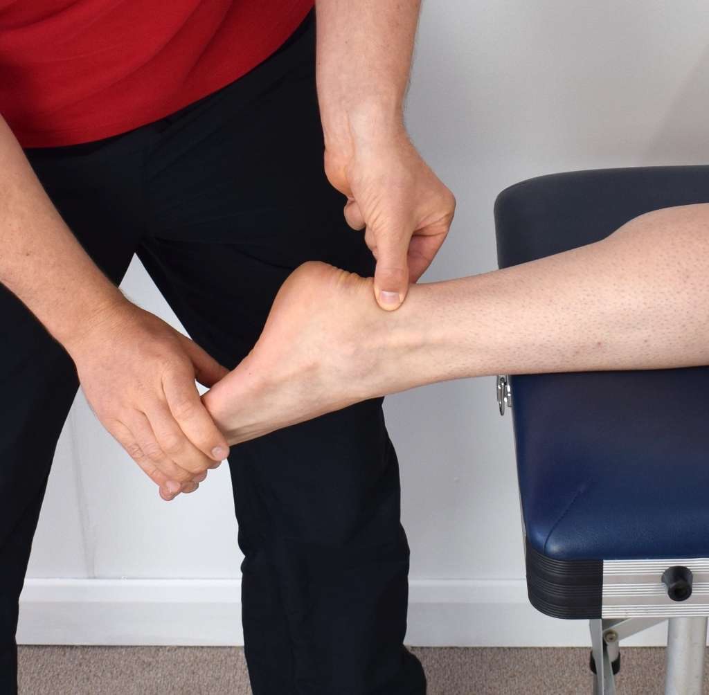 Treatment of an ankle sprain- by an Edinburgh Sports Physiotherapist